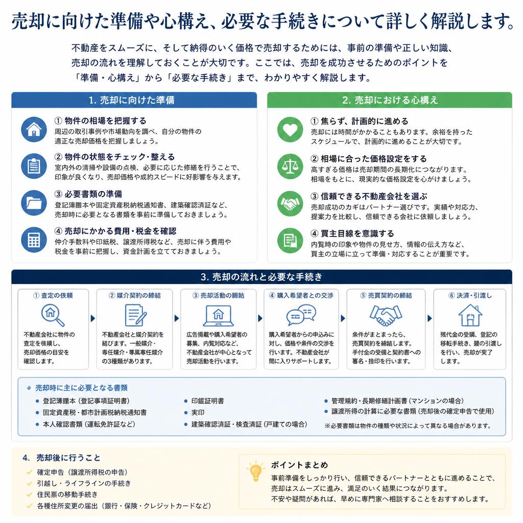 5. 売却準備の段階を徹底解説！