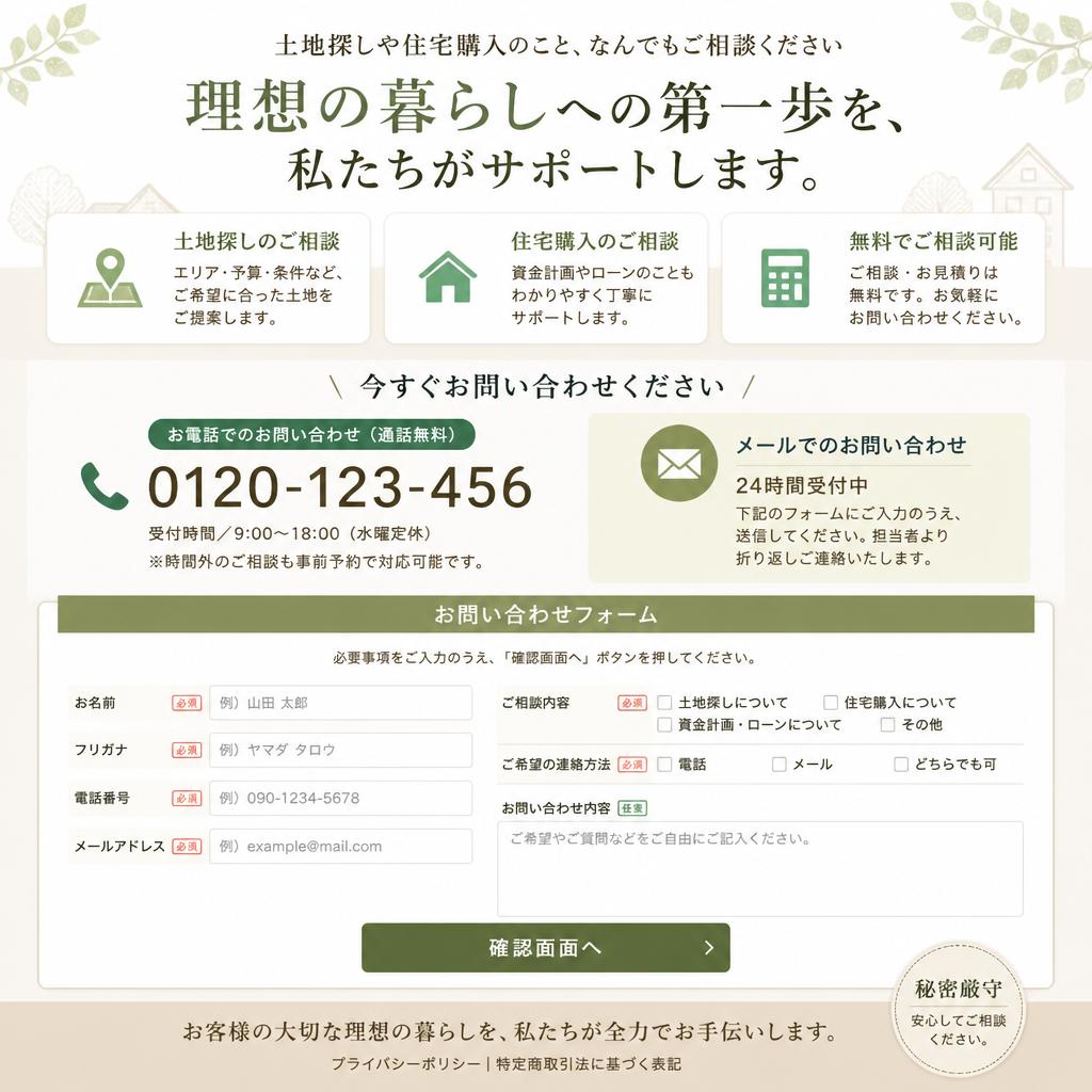 今すぐ無料相談を！