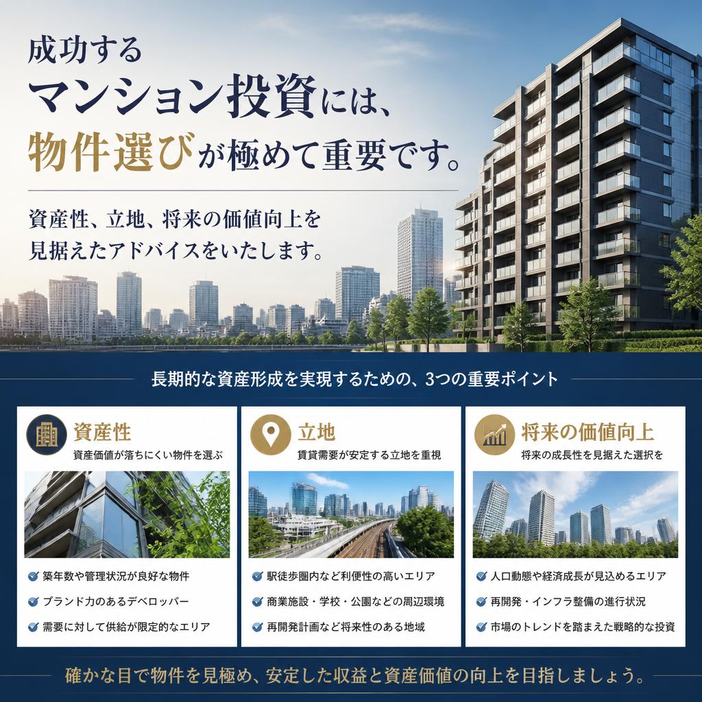 投資用不動産の選び方