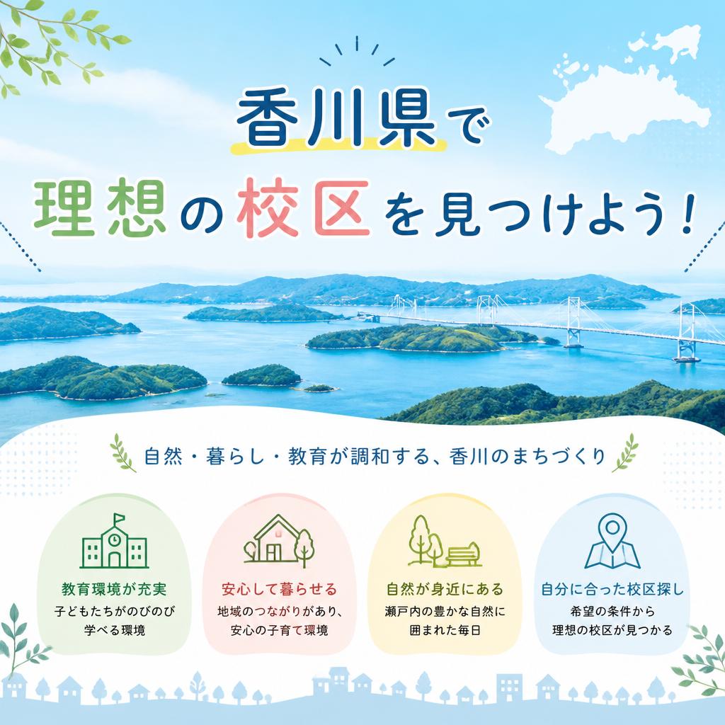 香川県で理想の校区を見つけよう！
