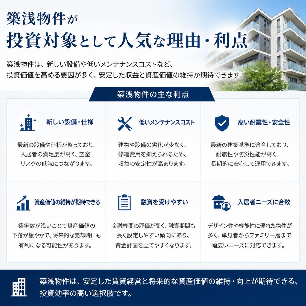 なぜ築浅物件が選ばれるのか