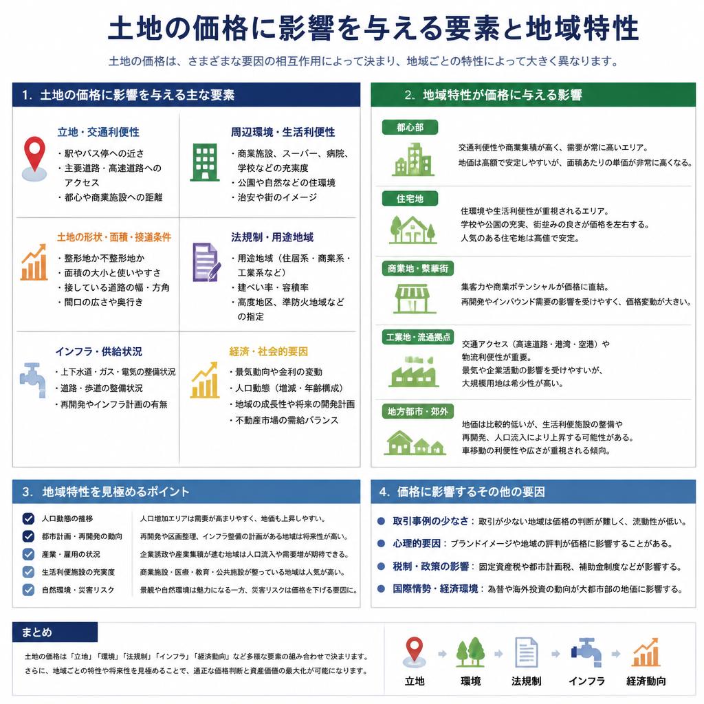 売却価格を左右する要因