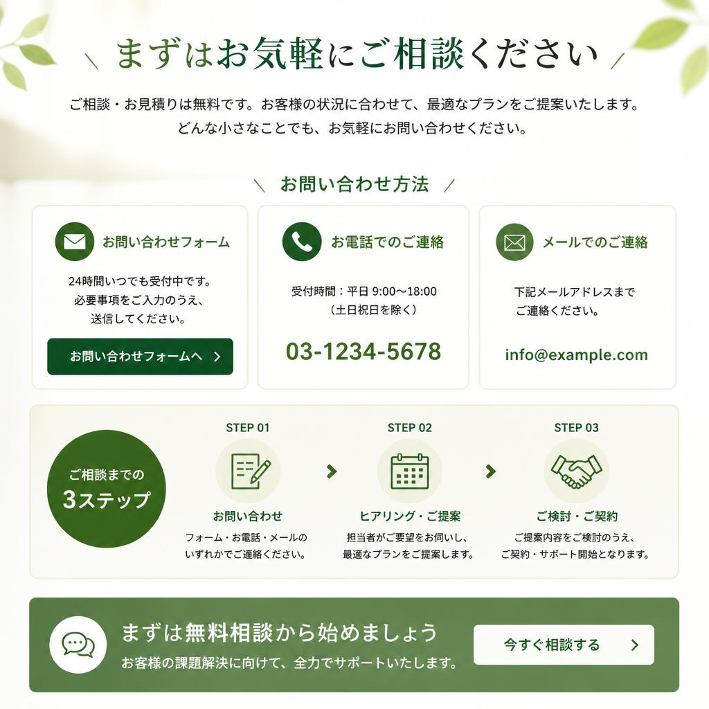 今すぐ相談！あなたの夢を叶えよう！