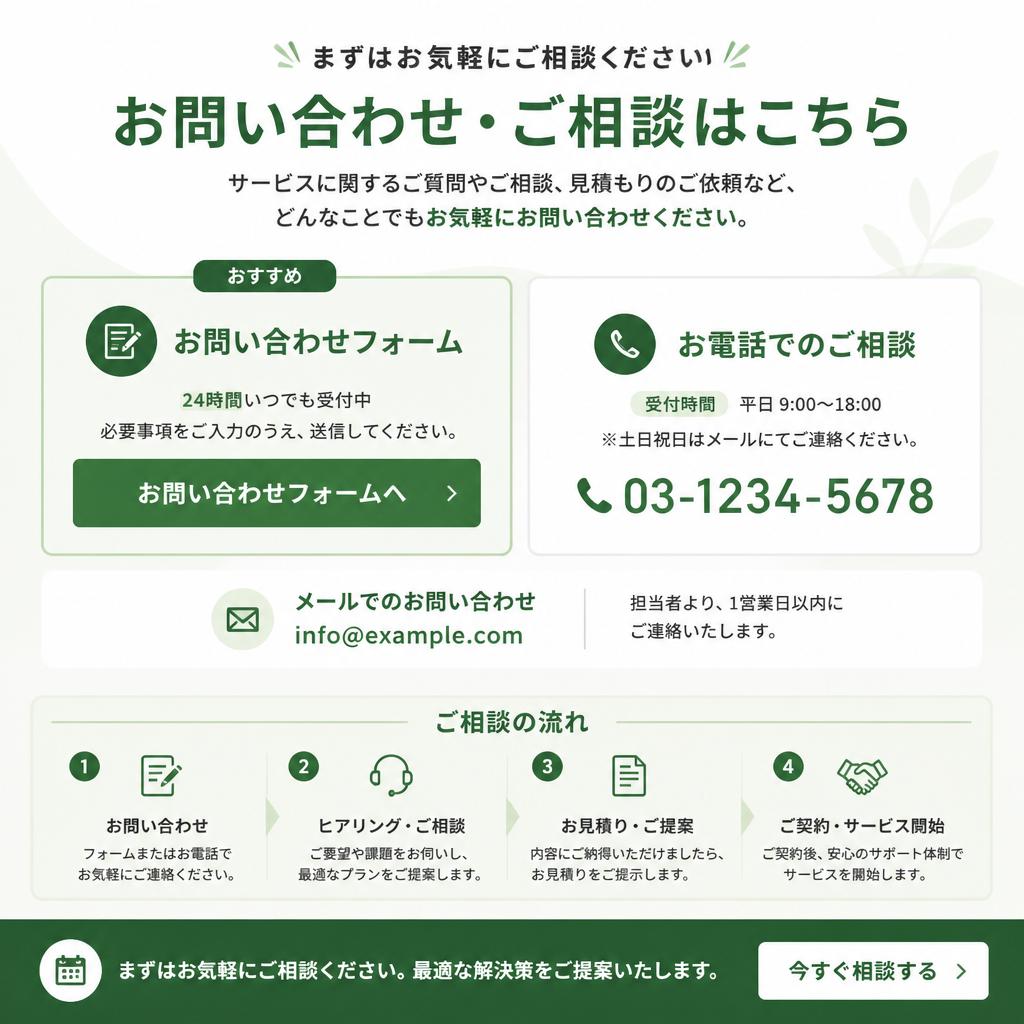 今すぐ相談！あなたの夢を叶えよう！