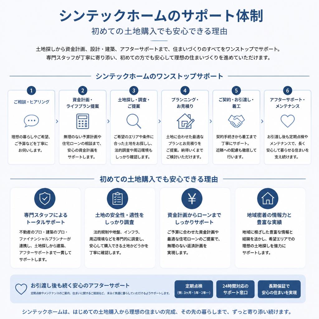サポート体制のご紹介