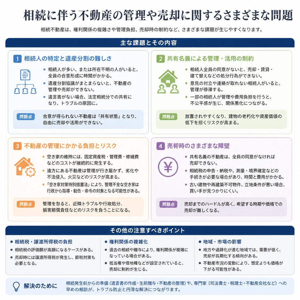 不動産相続の悩み