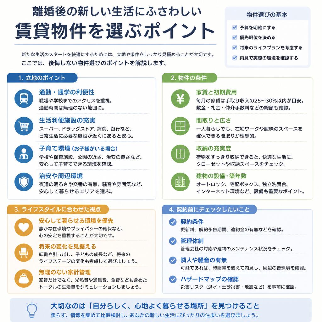 安心して住める賃貸物件の選び方