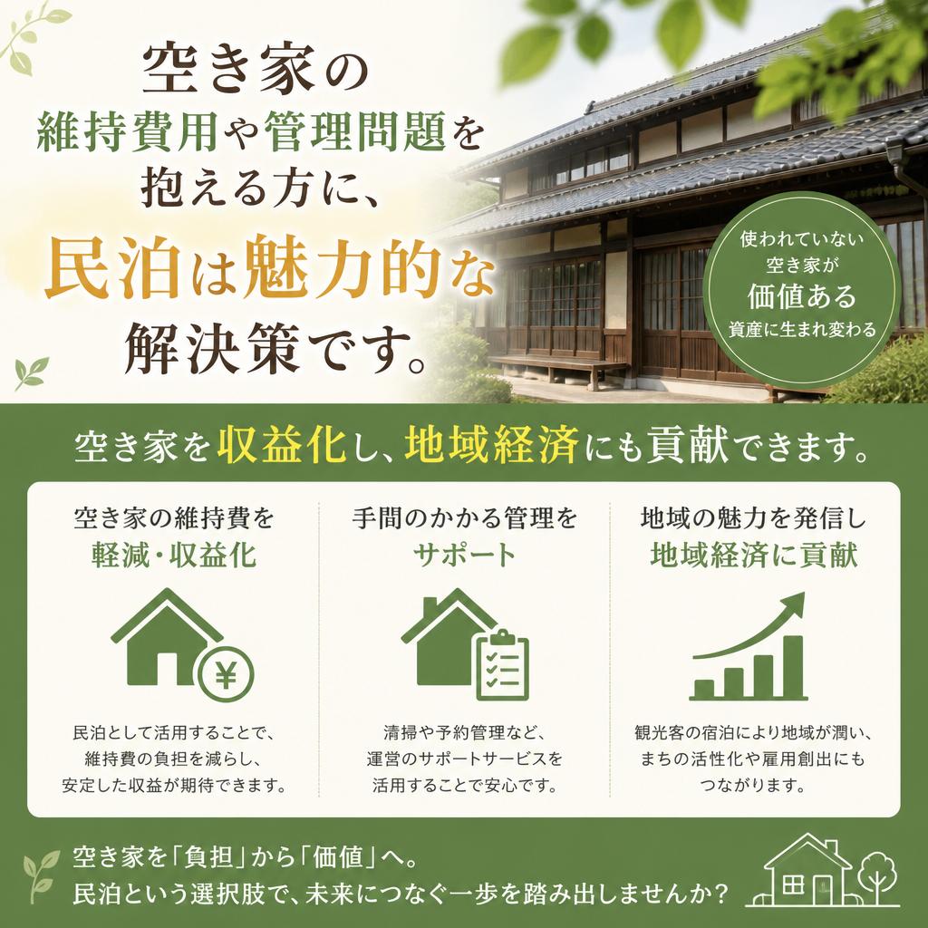 空き家を活用する新しい選択肢