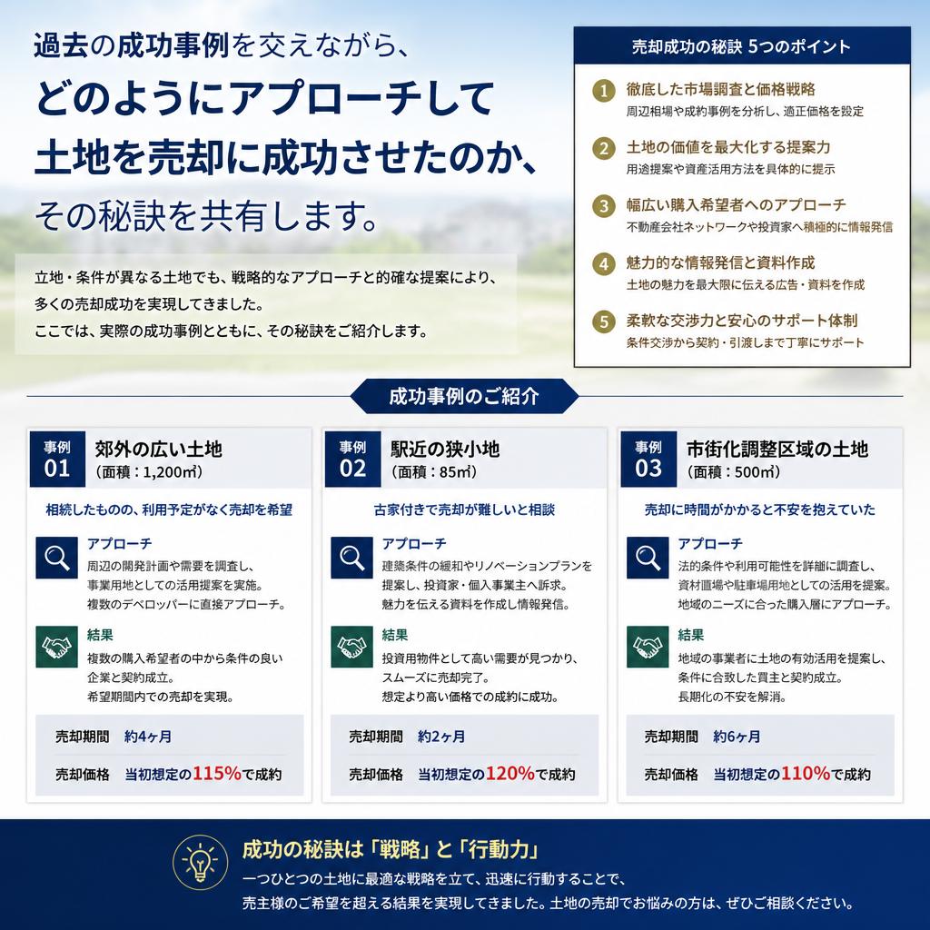5. 土地売却の成功事例