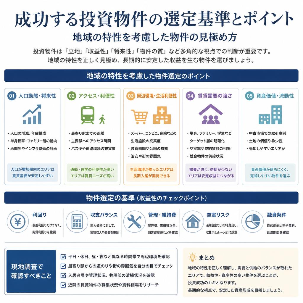 投資物件の選び方