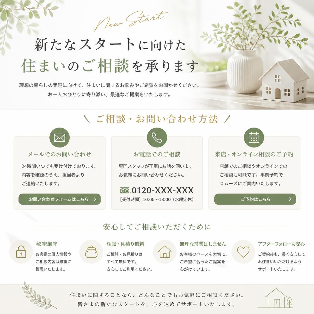 直接相談・お問合せのご案内