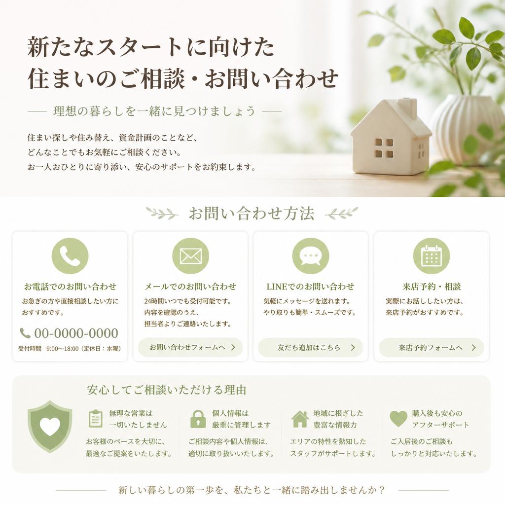 直接相談・お問合せのご案内